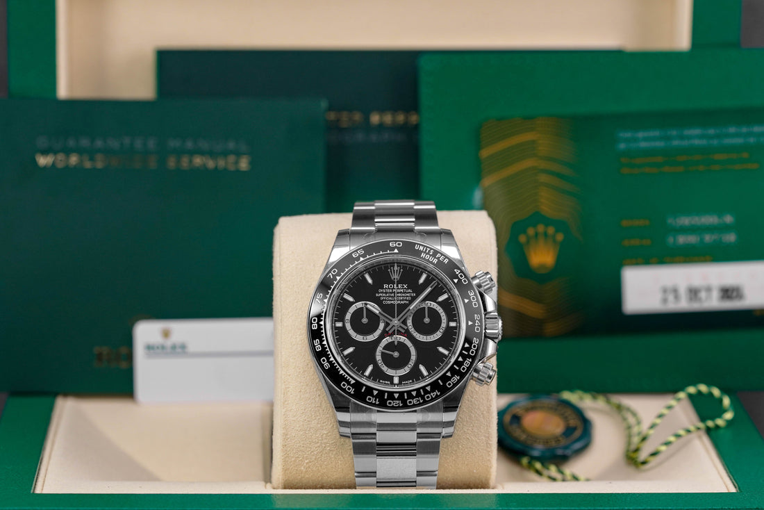 DAYTONA BLACK DIAL CERAMIC RING BEZEL