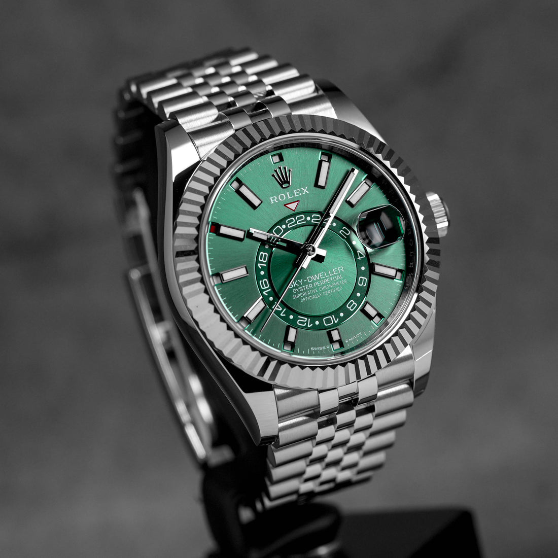 SKY-DWELLER MINT GREEN JUBILEE