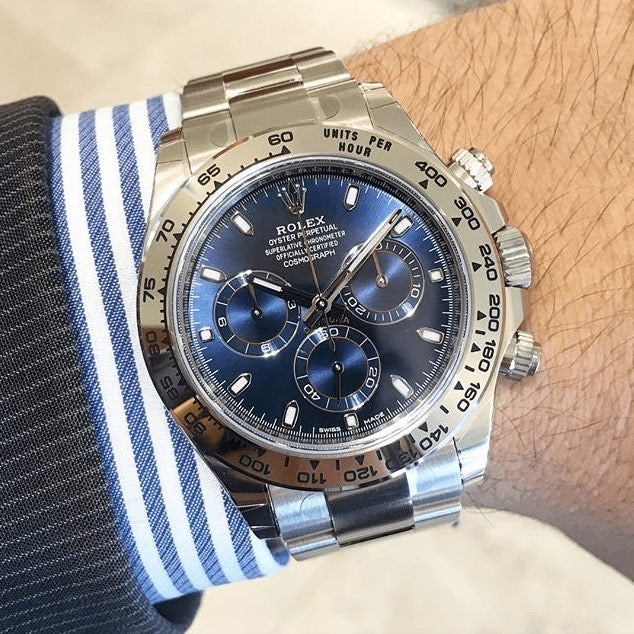 Rolex daytona blue