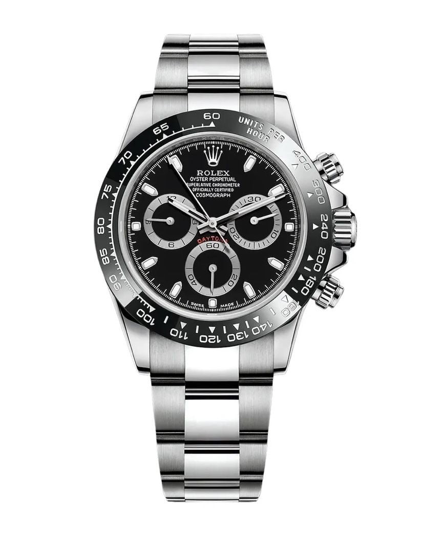 DAYTONA BLACK DIAL CERAMIC RING BEZEL