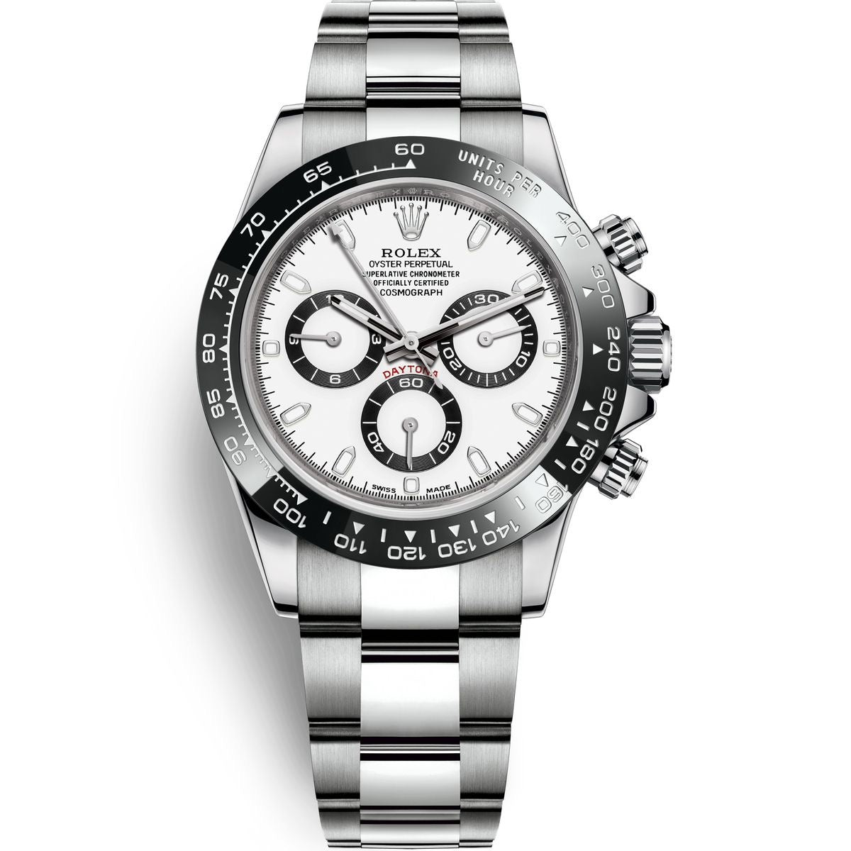 DAYTONA WHITE PANDA DIAL CERAMIC BEZEL