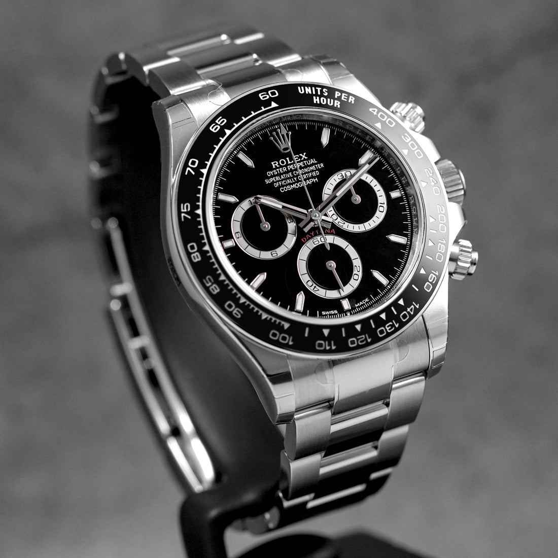 DAYTONA BLACK DIAL CERAMIC RING BEZEL