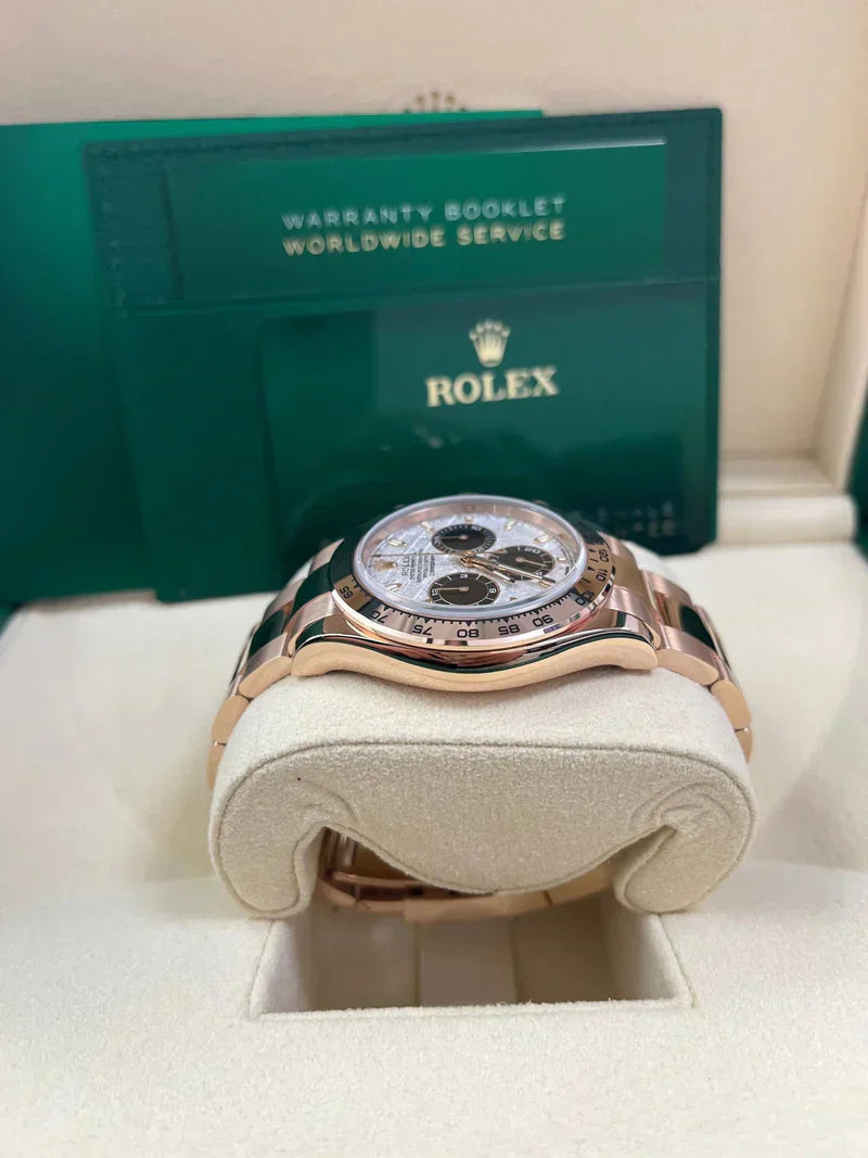 Rolex Cosmograph Daytona Rosegold Fond Météorite