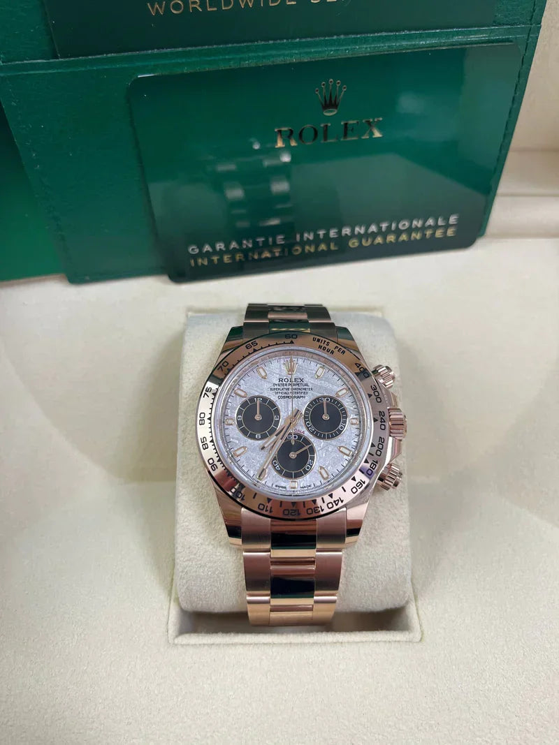 Rolex Cosmograph Daytona Rosegold Fond Météorite