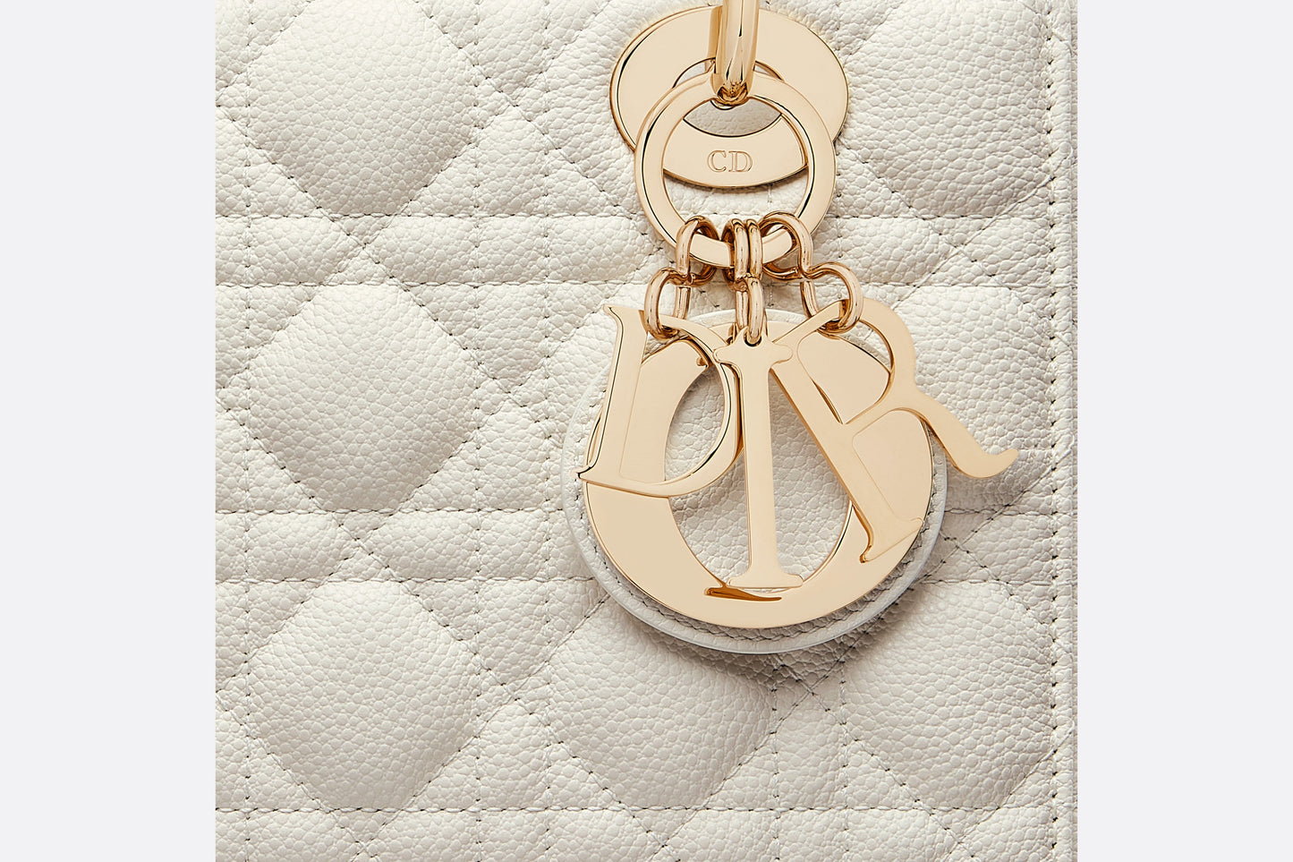 Sac lady dior small white