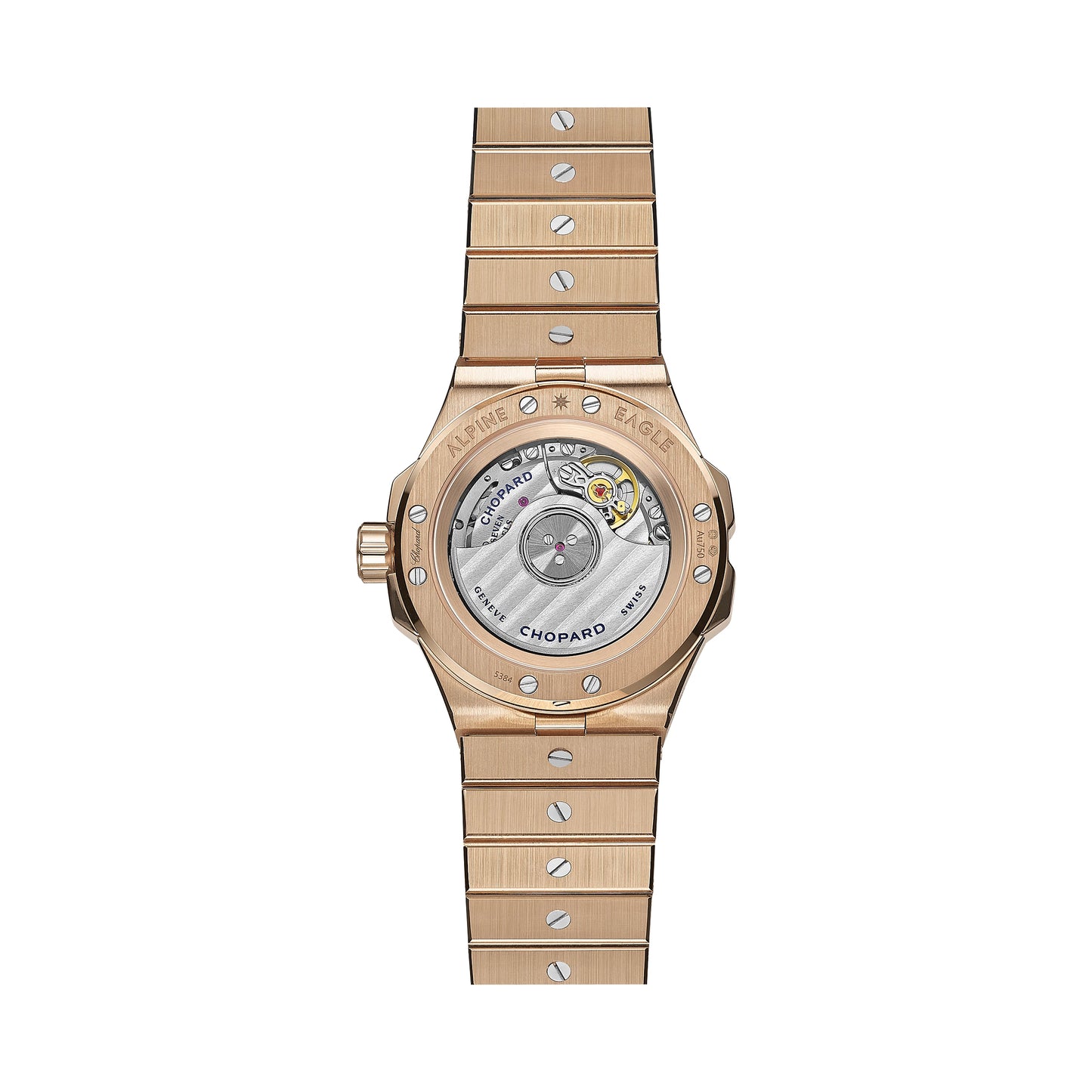 Alpine Eagle 33 33 mm, automatic, ethical rose gold, diamonds