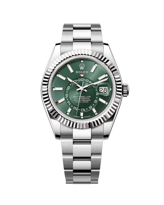 SKY-DWELLER MINT GREEN JUBILEE