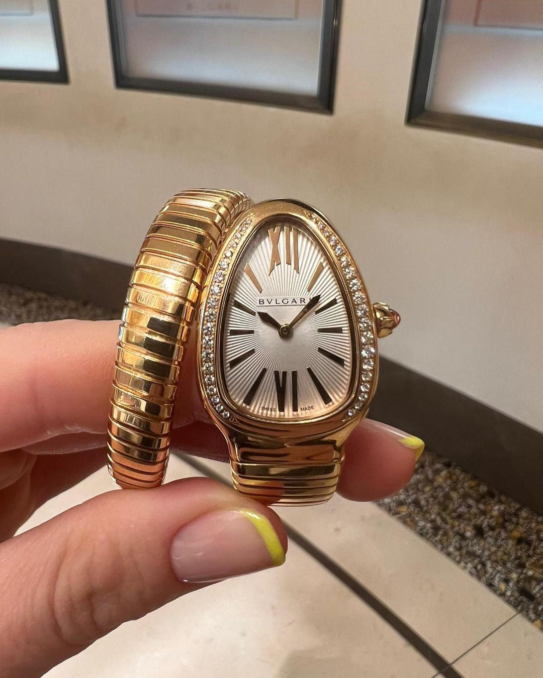 Serpenti Tubogas Montre Yellow Gold 101924