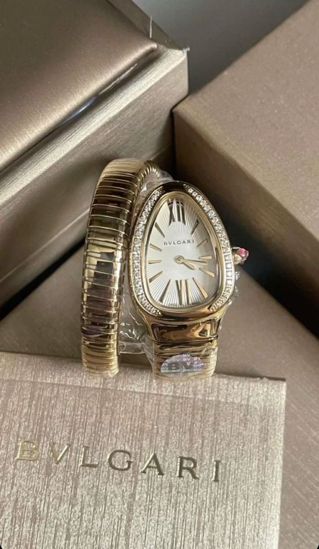 Serpenti Tubogas Montre Yellow Gold 101924