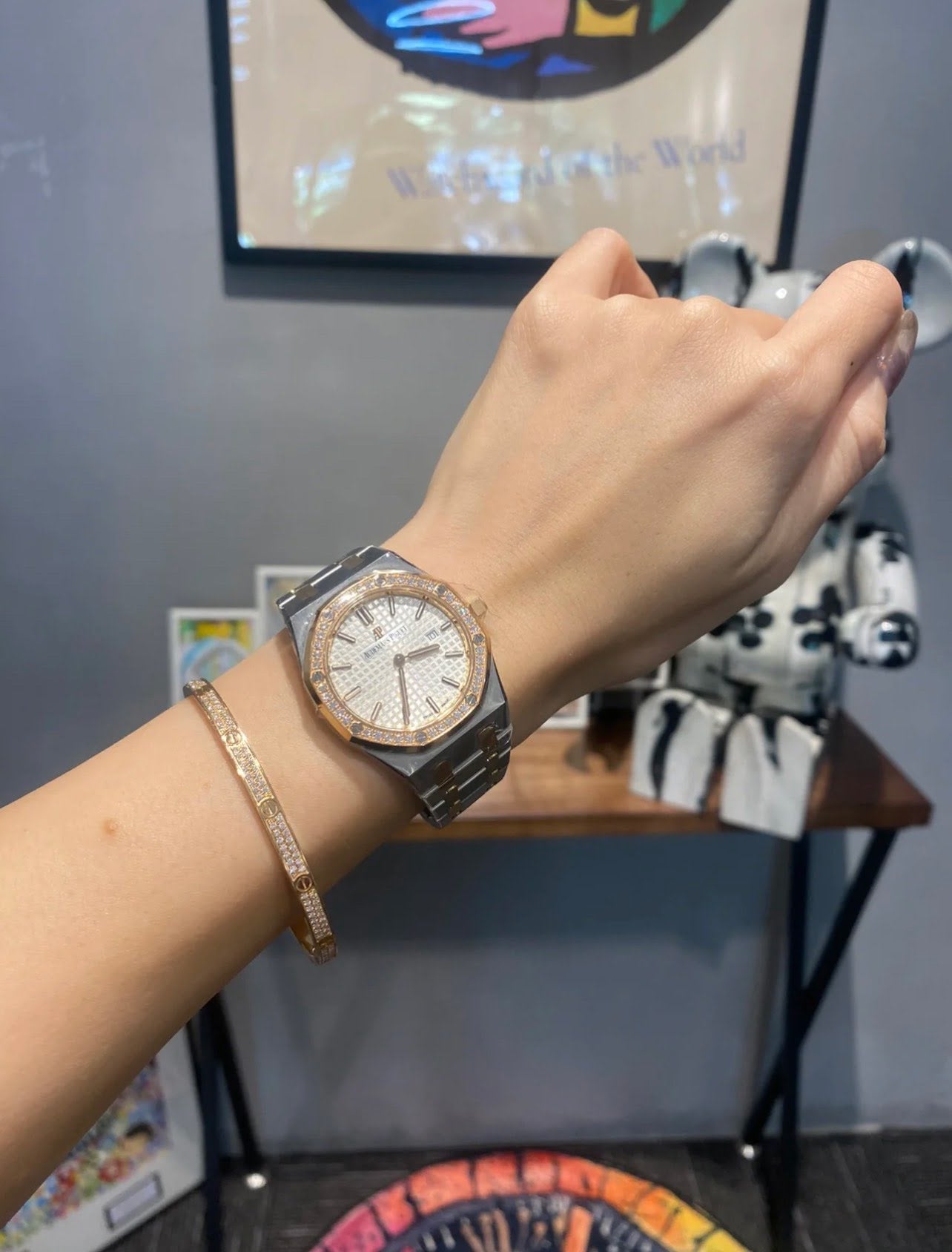 Montre Audemars pigeut pour famme