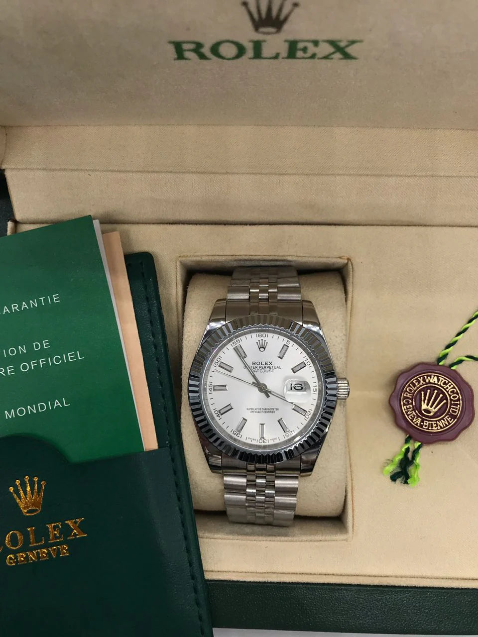 Montre Datejust 36/41 mm Blanc Jubilé