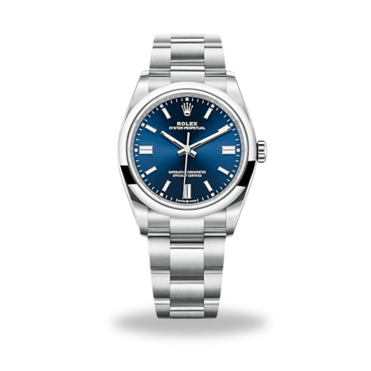 rolex oyster perpetual bleue