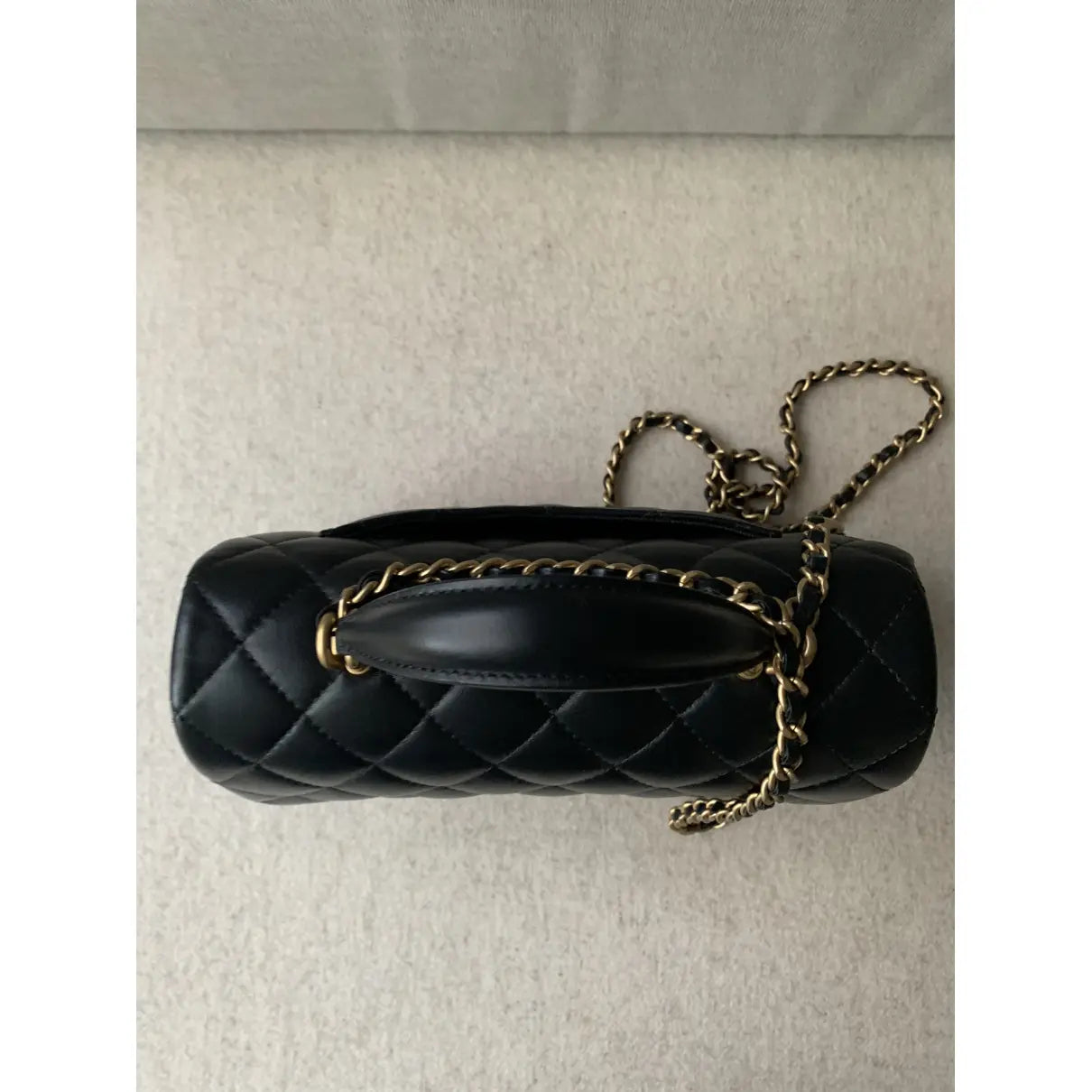 Chanel Timeless Classique Top Handle leather handbag