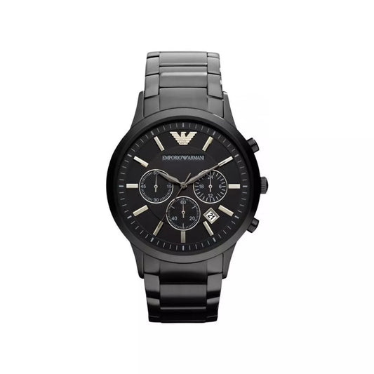 Emporio Armani AR2453 Mens Chronograph Watch - Black